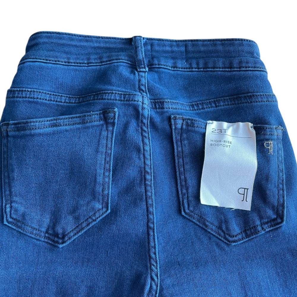 Anthropologie Jeans 23 Tall Pilcro Bootcut Mid-Rise Split-Button NEW - Picture 7 of 11